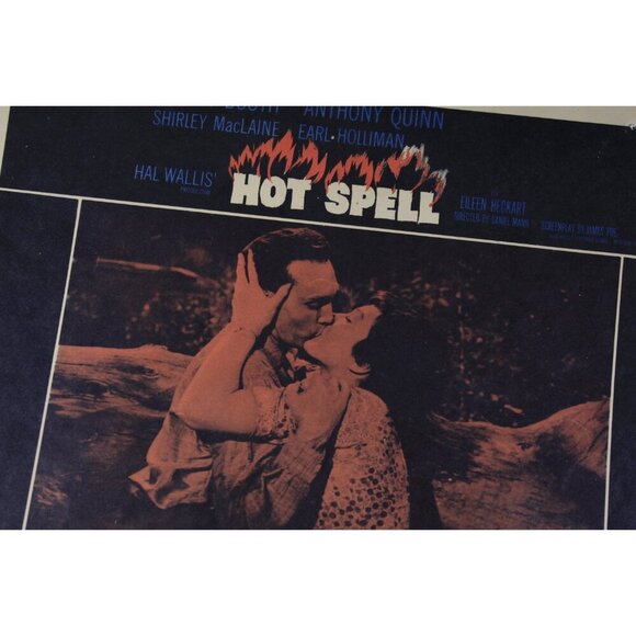 1958 HOT SPELL Lobby card 11x14" Shirley Booth / Anthony Quinn, original vintage - Picture 3 of 10